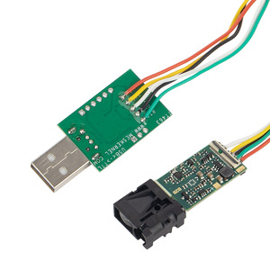Sensor de distancia láser de precisión de 1mm Sensor láser TTL Medición de distancia con salida en serie Sensor de rango láser de grado industrial - Product Image 1