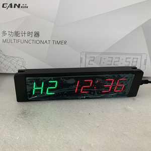 Impostazioni del programma personalizzate orologio con controllo remoto per conto alla rovescia con modalità di allenamento multiplo Timer per l'intervallo di Fitness in palestra digitale - Product Image 6