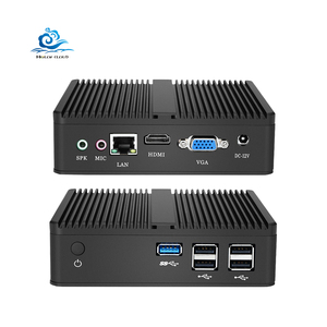 HLY Mini <strong>Desktop</strong> Pc <strong>Computer</strong> In-tel Ce-leron J1900 <strong>Quad</strong> <strong>Core</strong> <strong>Computer</strong> 8G Ram 120G SSD WIFI Fanless Home Theater PC - Product Image 1
