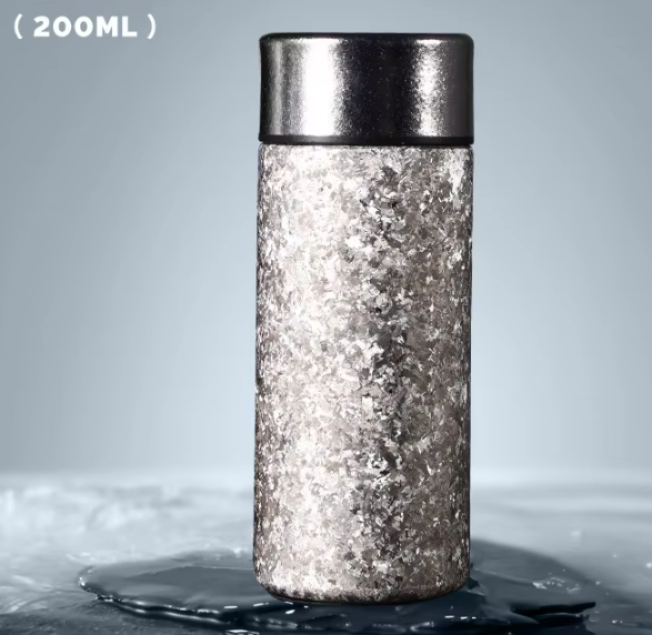 Big ice snow silver tea compartment