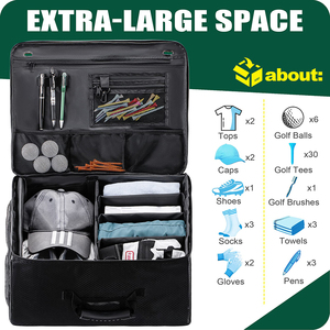 Bán Buôn Golf Thân Cây Tổ Chức Không Thấm Nước Xe Lưu Trữ Hộp Thông gió Ngăn Du Lịch Locker OEM Nhà Sản Xuất Tùy Chỉnh - Product Image 4