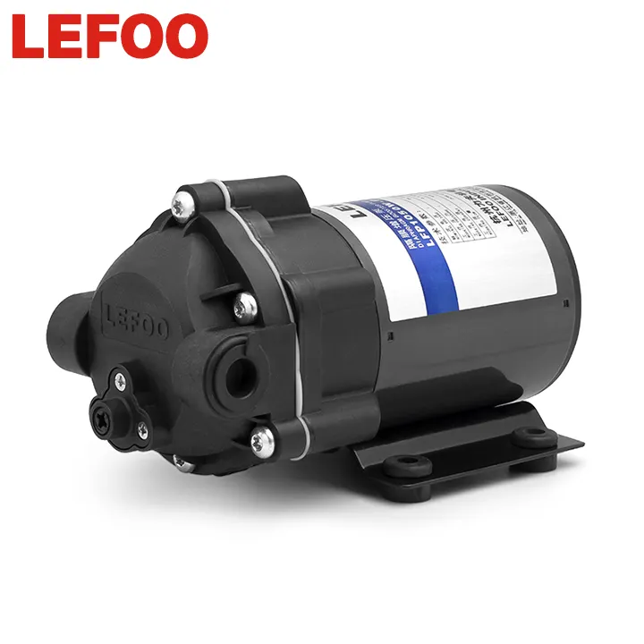 LEFOO 50GPD 24v 역삼 투 워터 펌프 DC RO 다이어프램 부스터 펌프 정수기