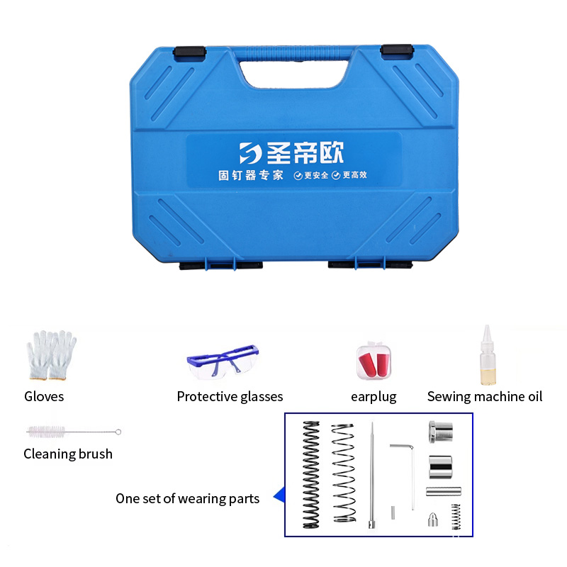 Emballage en plastique bleu