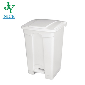 Cubo de basura de plástico con tapa interior exterior 30L/45L/68L/87L pie cubo de basura pedal contenedor de basura clasificado - Product Image 6