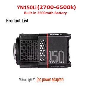 <span class=keywords><strong>YONGNUO</strong></span> 150W Ultra güçlü el canlı akış dolgu ışığı dahili pil ile fotoğraf için dayanıklı Metal Mini Bowens