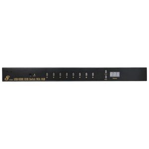 VCOM <strong>1</strong>.<strong>4</strong> Version 8 Way 4K HDMI <strong>KVM</strong> <strong>Switch</strong> with Audio USB IR Remote Control for 8 Computer to <strong>1</strong> Monitor