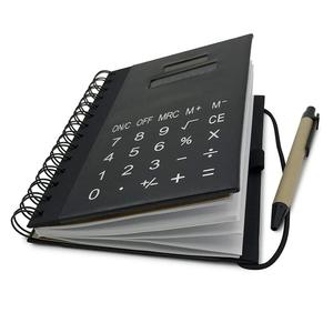 ISO9001 BSCI Audited Factory Smart Notebook mit Taschen rechner Stift Werbe geschenke für Schulkinder Kunden spezifisches Private Label Logo - Product Image 5