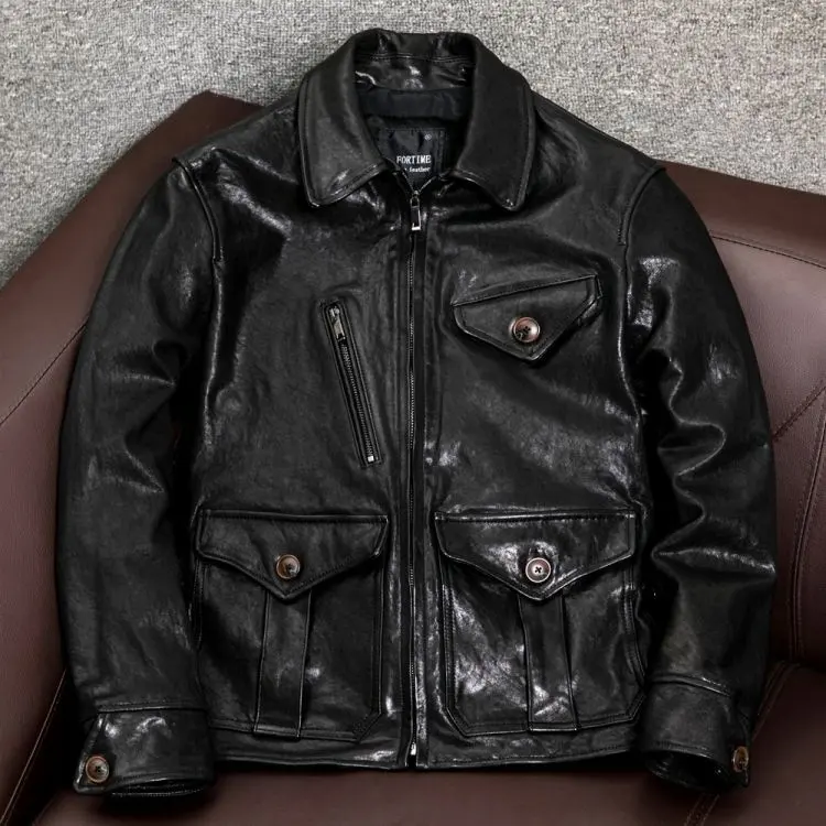 Custom New Arrival Fashion Design Classic Biker Jacket Motorcycle Pu Faux Leather Jacket Mens 4xl Coat