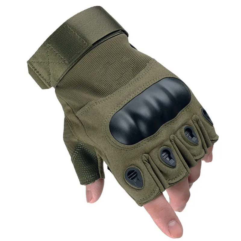 Guantes de medio dedo para motocicleta, ciclismo, conducción, aire libre