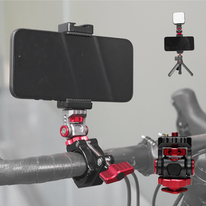 Adjustable Mini Camera Monitor <strong>Mount</strong> with 360&deg; Swivel and 180&deg; Tilt Monitor Holder