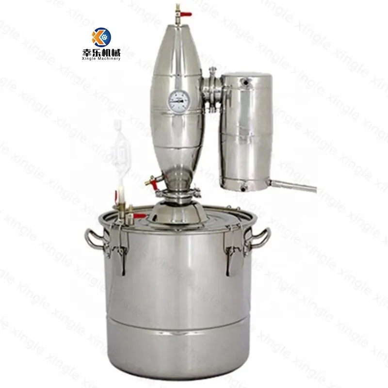 Barril de destilación de acero inoxidable para uso doméstico, equipo destilador de alcohol, olla moonshine de 50L y 70L