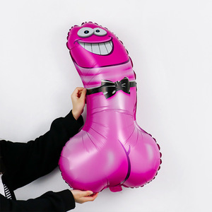 Nicro 90m Sex Kondom Aluminium Ballon Penis Ballon Bobo Adult Streich Bachelorette Hen Braut dusche Party liefert großen Ballon - Product Image 5