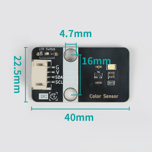 Renk algılama sensörü modülü I2C iletişim PH2.0 anti-ters Port, Arduino ile uyumlu, ahududu Pi, LEGO robotik