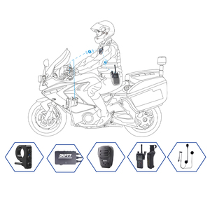 <strong>Group</strong> <strong>Intercom</strong> Motorcycle Helmet Bluetooth Headset <strong>Wireless</strong> BT Speaker Mic Public Addressing <strong>System</strong> for motorola Walkie Talkie - Product Image 1