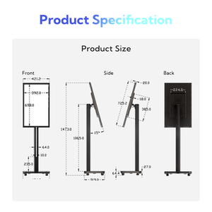 COSUN 360 schermo rotante portatile Touch Screen Tv 32 pollici LCD Touch Screen Display Tv con supporto - Product Image 6