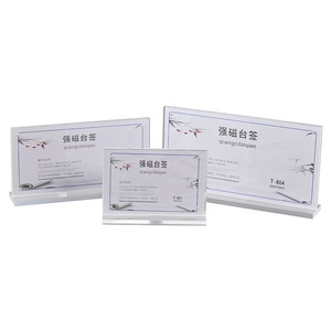 A4 A5 A6 một bên t hình dạng dấu hiệu Acrylic chủ với từ ngang Máy tính để bàn biển quảng cáo hiển thị Acrylic đứng - Product Image 6