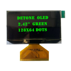 2,4-Zoll-OLED-Bildschirm mit I2C-Schnittstelle PMOLED-Typ Weiß Blau Gelb Treiber-IC SSD1309 128x64 FPC-Abstand 0,5mm - Product Image 5