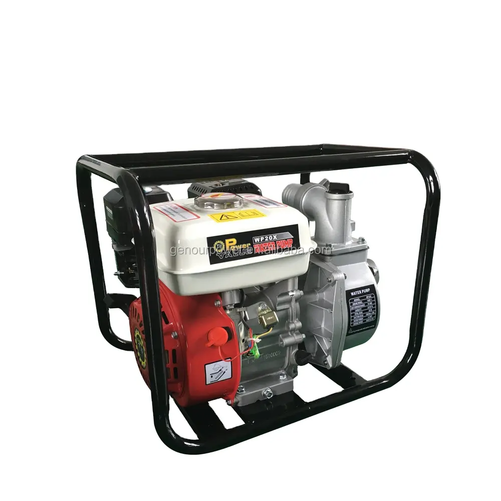 China power 154f engine gasoline water pump wp15, 1.5 inch 2.6hp portable pump for irrigation system