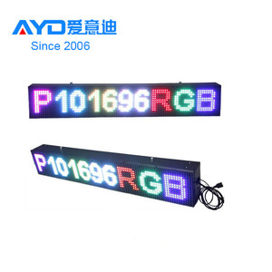 Hidly программируемая светодиодная вывеска для помещений P10 RGB полноцветная SMD светодиодная подвижная доска для сообщений идеальное решение для рекламы в магазине - Product Image 4