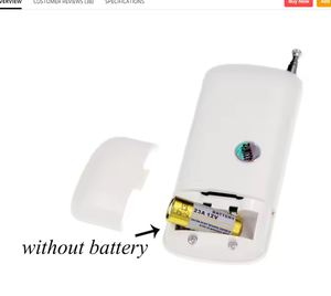 Telecomando Wireless Smart RF 433MHZ 1527 codice di apprendimento ABS materiale plastico PC Garage 1000M gamma funzione automatica 12V - Product Image 3