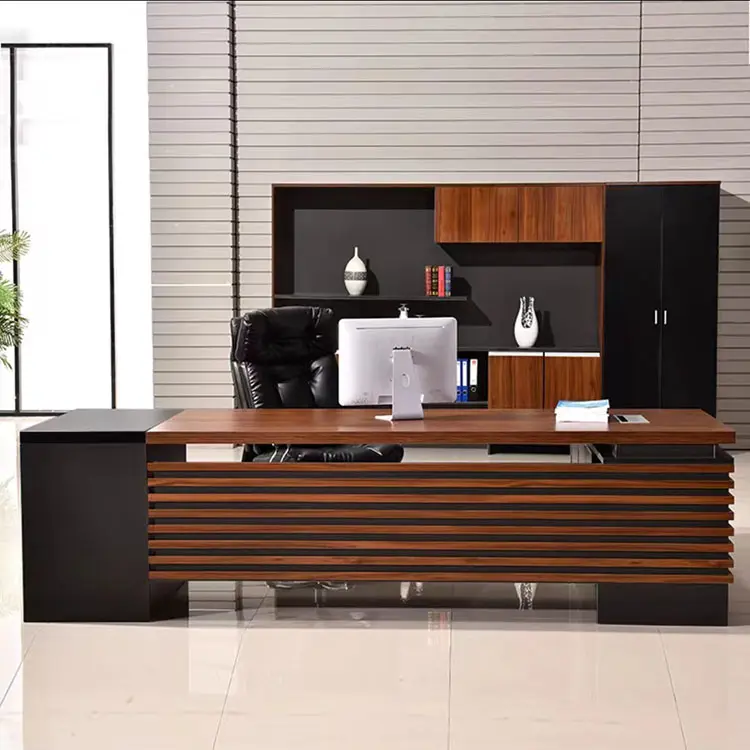 Özel sıcak satış Modern L şekilli ofis mobilyaları Mfc çalışma masası