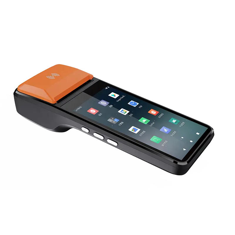 H6 5 Inch 2G + 16G Pembaca Kartu NFC 4G Wifi Tagihan Pos Portable Mesin Kasir Murah Genggam Mobile Pos Terminal