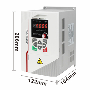 Unidad de frecuencia variable de potencia trifásica inteligente 0.75kw a 4kw Controlador de velocidad del motor de CA con voltaje nominal de 220V - Product Image 2