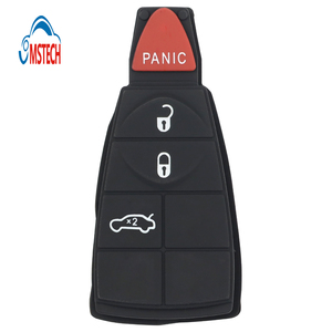 MS 3 + 1 Sedan düğmeleri Chrysler için uzaktan anahtar düğmesi ped/Jeep/Dodge araba kauçuk silikon yedek akıllı anahtar vaka onarım deri - Product Image 1