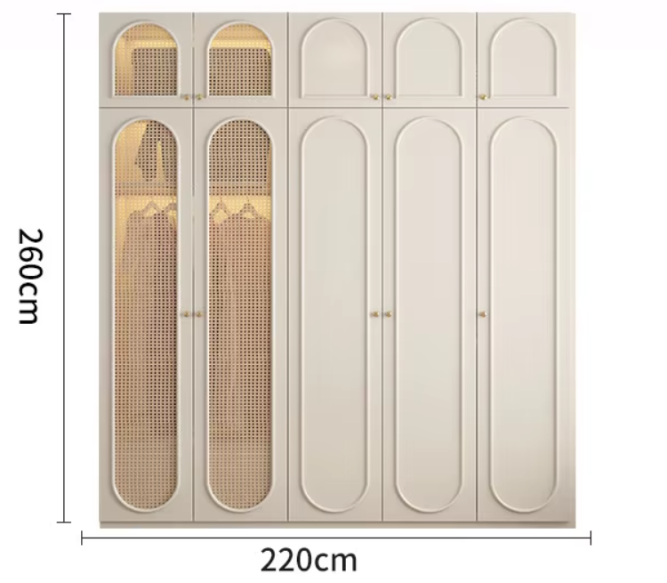 Five-door top box-2.2m solid wood