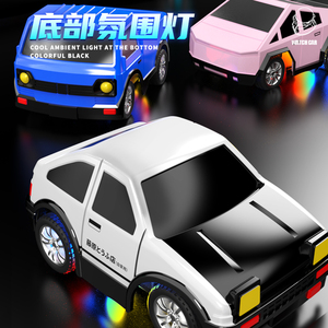 タイプc充電時計2.4gHZリモコン競争力のあるミニRCドリフトカー、時計収納付き