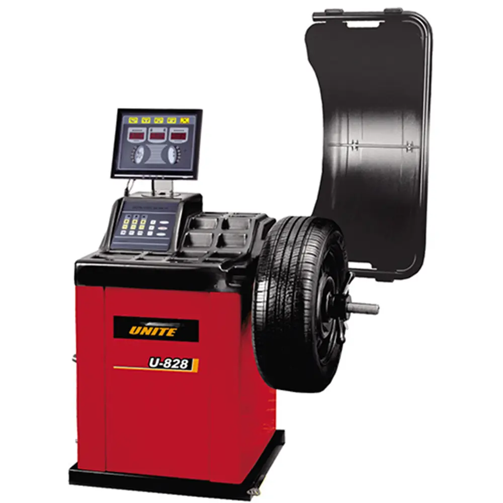 Unite U-828-cambiador de neumáticos especial y equilibrador de ruedas, máquina de equilibrio de ruedas, de autocalibración