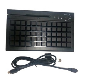 热销60键可编程USB键盘KB60，带可选磁条读卡器，用于POS系统 - Product Image 1