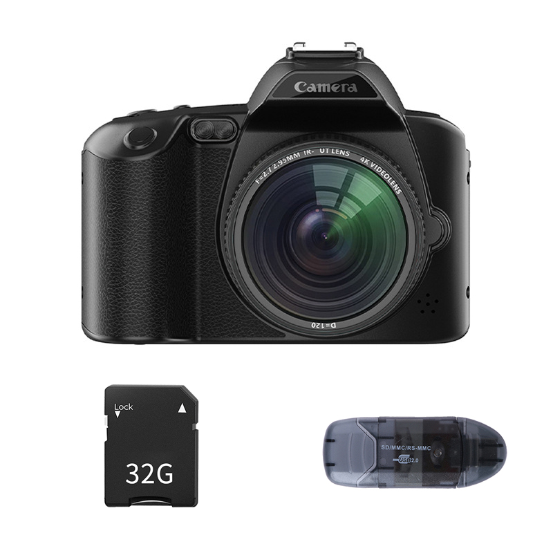 Negro+Tarjeta SD de 32GB