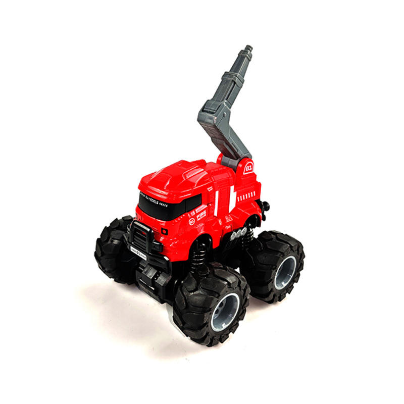 Camion de pompiers rouge, voiture de cascade Big-Foot