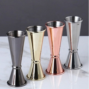 Fabrika doğrudan japonya tarzı 30ml 60ml toptan içecekler jiggers ölçme gümüş paslanmaz çelik barware şarap jigger - Product Image 2