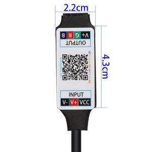 Мини RGB Bt контроллер DC 5 В 12 В 24 В музыкальный контроллер BT умное приложение управление световой лентой для RGB светодиодная лента - Product Image 4