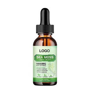 Sea Moss Liquid Drops Irish Moss & Bladderwrack Liquid Extract S for Immunity Thyroid Digestive & Joint Support 2 floz - Product Image 1