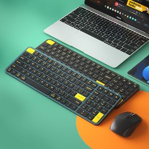 Dual-mode Wireless Dual <strong>Keyboard</strong> Charging Mouse Office <strong>Computer</strong> Mobile Phone Tablet <strong>Keyboard</strong> and Mouse Set - Product Image 3