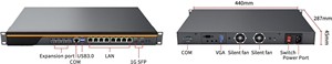 1U VPN Firewall Server with 8*LAN 2*SFP Rack Mount <strong>Network</strong> Security 12th Intel Celeron 3855U DDR4 Pfsense <strong>Computer</strong> in Stock - Product Image 4