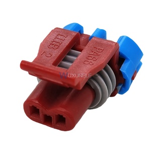 <strong>Delphi</strong> 12052643 Automotive Electrical Sealed Wire <strong>Connector</strong> for Solenoid Valve 2 Pin Adaptor Terminals Female - Product Image 1