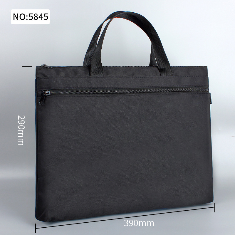 5845 Black with widened bottom and inner pocket