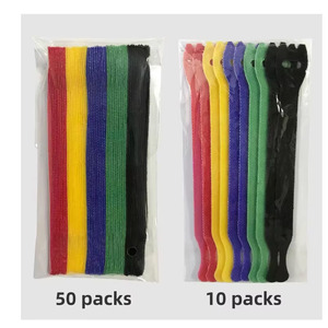 Correas de cincha de autoagarre de alta calidad de fábrica, gestión de cables de alambre, cinta de sujeción de bucle de gancho adhesivo duradero, correa de color - Product Image 6