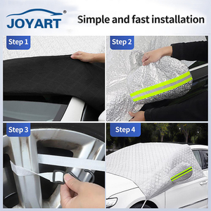 Tấm Che Kính Chắn Gió Tuyết Tấm Chắn Tuyết Tấm Che Nắng Một Nửa Chống Tuyết Tấm Che Kính Chắn Gió Trước Xe Hơi - Product Image 6