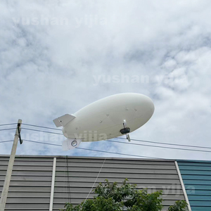 リモートコントロール広告ホワイト飛行船カスタムインフレータブルヘリウムツェッペリンブリンプRCインフレータブル配信可能 - Product Image 3