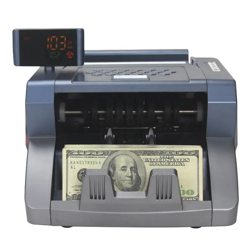 XD-8810 платные машинка для денег на мультивалютный обнаружения чек подсчета банкнот с литиевой батареей поворота экрана