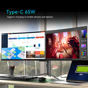 49-Inch 5K Curved Gaming <strong>Computer</strong> <strong>Monitor</strong> 120 Hz LED Frameless IPS Panel 21:9 Display Ratio for Gamers Desktop <strong>Use</strong> - Product Image 4