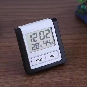 Diseño Simple cuadrado al aire libre temperatura humedad tiempo termómetros habitación termómetro OEM ODM compatible termómetros electrónicos - Product Image 6