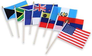 Banderines Personalizados, Banderas de Países, Mini Cadena de Tela de Poliéster, Bandera de Diferentes Países - Product Image 6