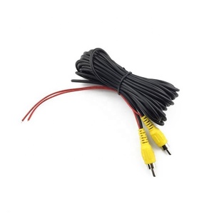 Tetik kontrolü ile özelleştirilebilir koaksiyel araba kamera RCA erkek konnektör PVC ceket geri Video AV uzatma kablosu - Product Image 4
