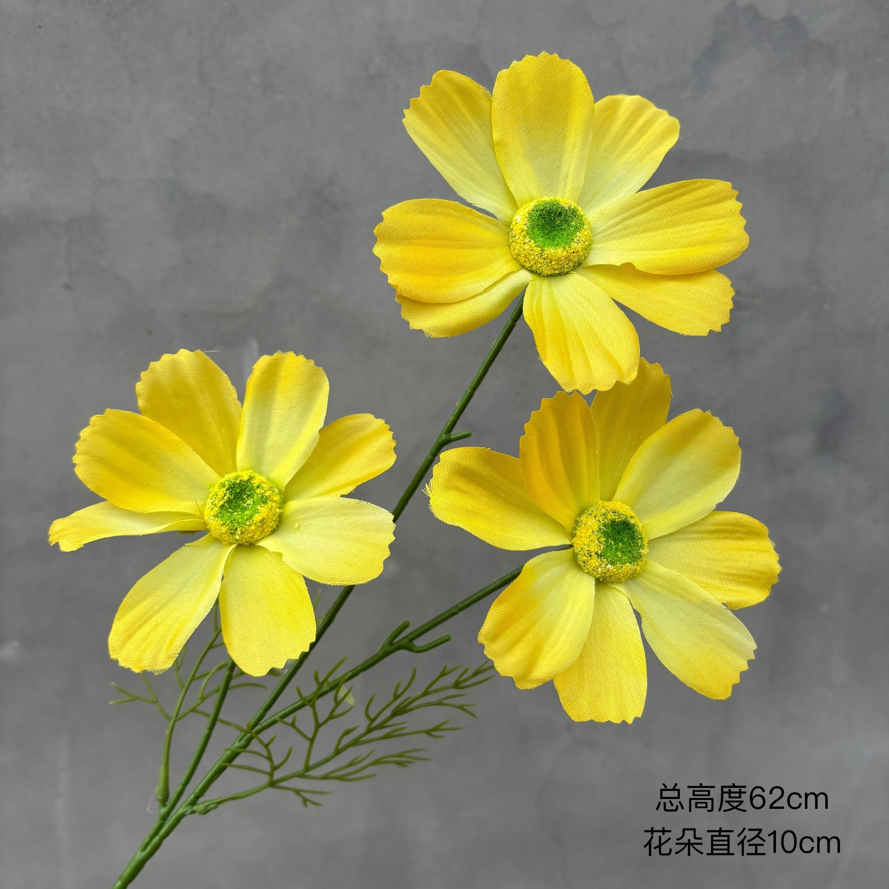 Las flores de Gesang son amarillas.